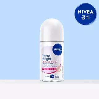 니베아 데오드란트 롤온 엑스트라 브라이트 50ml 1개