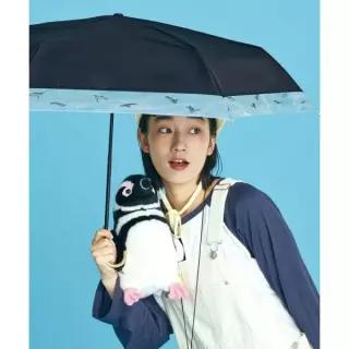 매장정품 W.P.C 수미다 수족관 스위밍 펭귄 림 오간자 암막 미니 3단양산 801-SD002-102