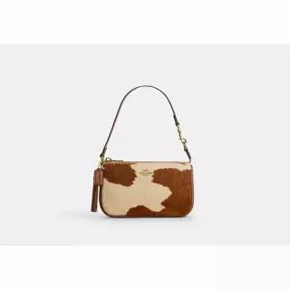 Coach 코치 노리타 19 송치 카우 프린트 리스트릿 파우치