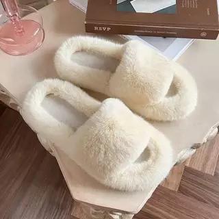 베이직 털슬리퍼 털슬리퍼 털슬