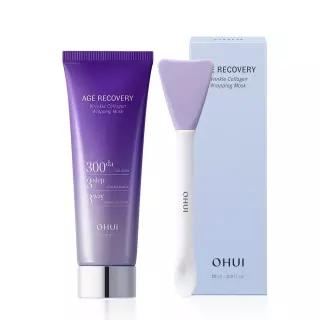 NEW 오휘 에이지 리커버리 콜라겐 랩핑 마스크 70ml (+실리콘 브러쉬 증정)