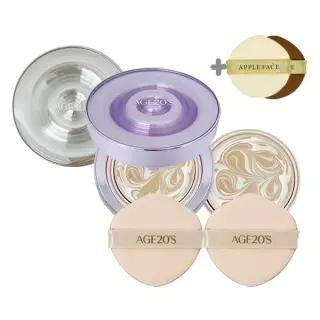 에이지20s 다이아 물광샷 팩트 홈쇼핑 최신상 본품+리필+퍼프 1매 21호