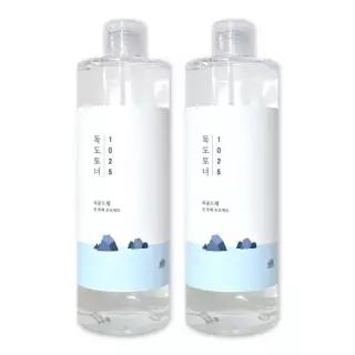 라운드랩 1025 독도 토너 대용량 500ml 2개 촉촉닦토 12관왕 각질쓱싹