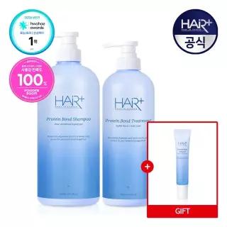 단백질 본드 샴푸 1000ml+트리트먼트700ml (+단백질 앰플 15ml X2개 증정) / 미용