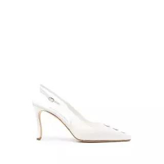 마놀로 블라닉 Alexa button embellished slingback pumps 12093586178312 TP724521360