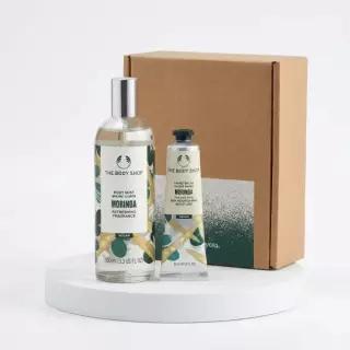 THE BODY SHOP 모링가 바디 미스트핸드 밤 선물세트 (888197)