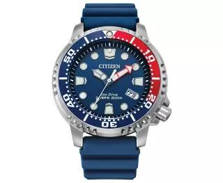 Citizen 시티즌 남성용 프로마스터 다이브 블루 다이얼 시계 BN0168-06L 신상품 712008