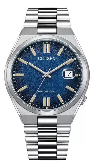 Citizen 시티즌 남성용 츠요사 오토매틱 블루 다이얼 시계 NJ0151-88L 신상품 711994