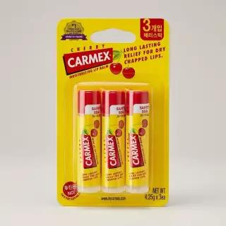 카멕스 모이스처라이징 립밤 체리스틱4.25gX3 126738