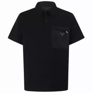 프라다 MUST IT_PRADA 26SS 리나일론 디테일 스트레치 코튼 폴로 셔츠 UJN703 S211 152Z F0806)