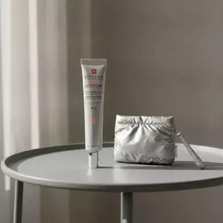 ERBORIAN CC 크림 포슬린 40ml 기획 세트 + 실버 패딩 파우치 4111689