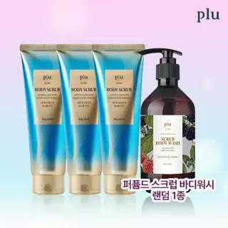 플루 바디스크럽 180gX3+퍼퓸드 스파스크럽 워시(랜덤) 500gX1