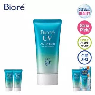 비오레 UV 아쿠아 리치 워터리 에센스 50g /더블추가20g