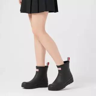 헌터 여성 오리지날 플레이 숏 레인부츠 WFS2020RMA BLK 26SS
