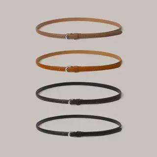 라미네즈 15mm Slim minimal Belt - 4 Color