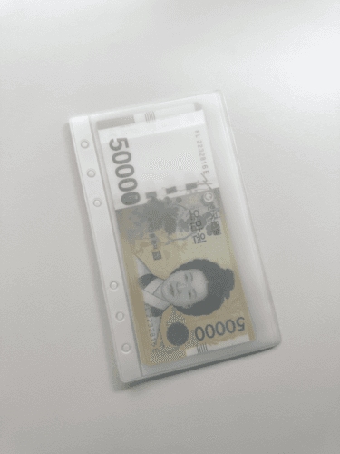 A6 듀얼포켓 속지 (기본형 / 지퍼형) 현금생활