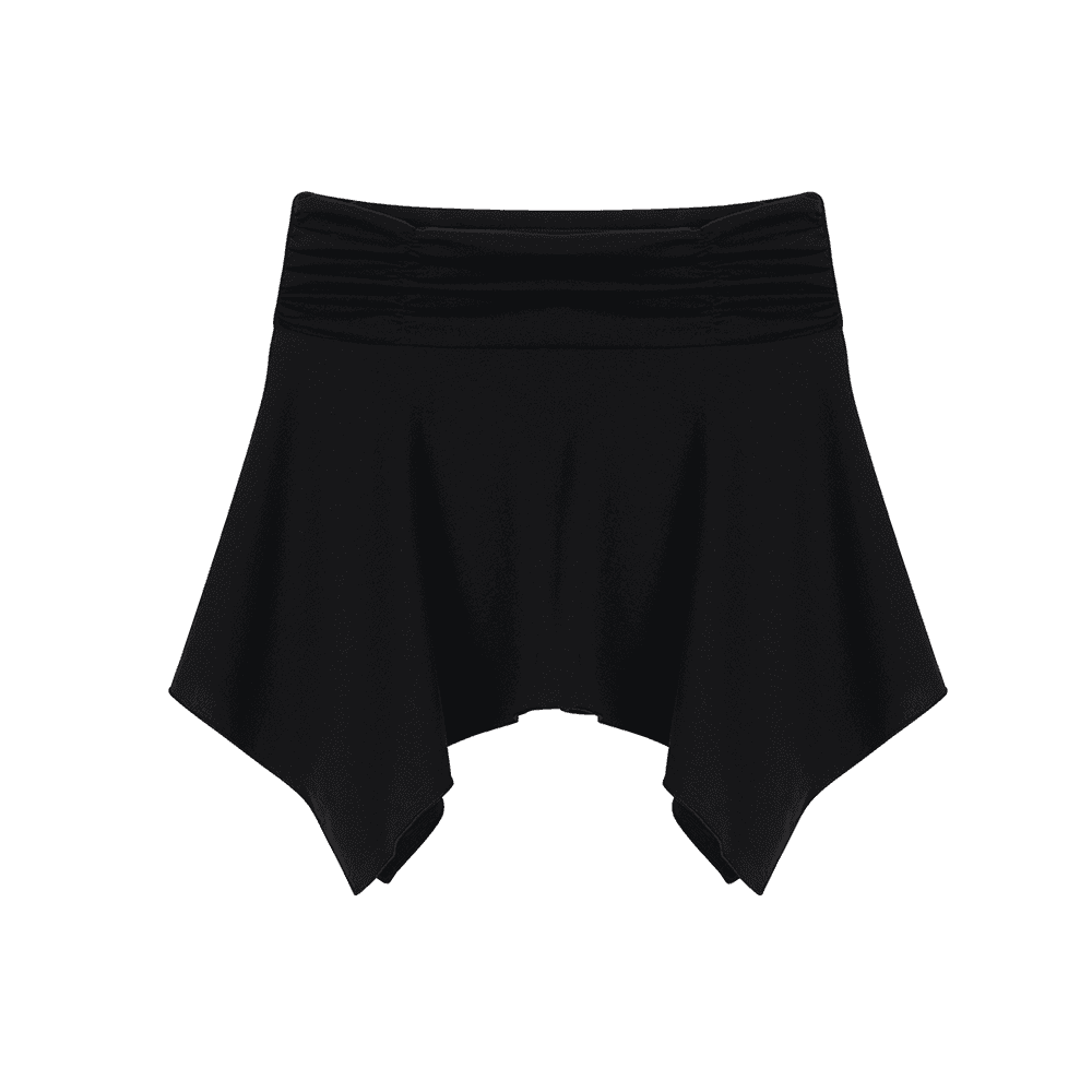 COTTON FLARE MINI SKIRT