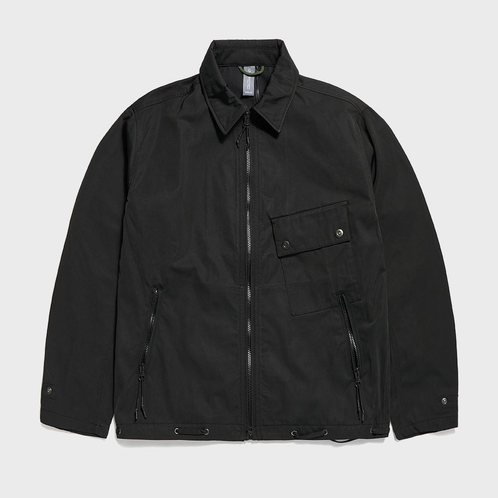 ZIP-UP 3P JACKET / BLACK