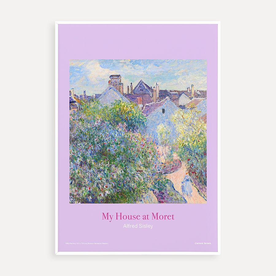 My House at Moret 알프레드 시슬레 아트프린트