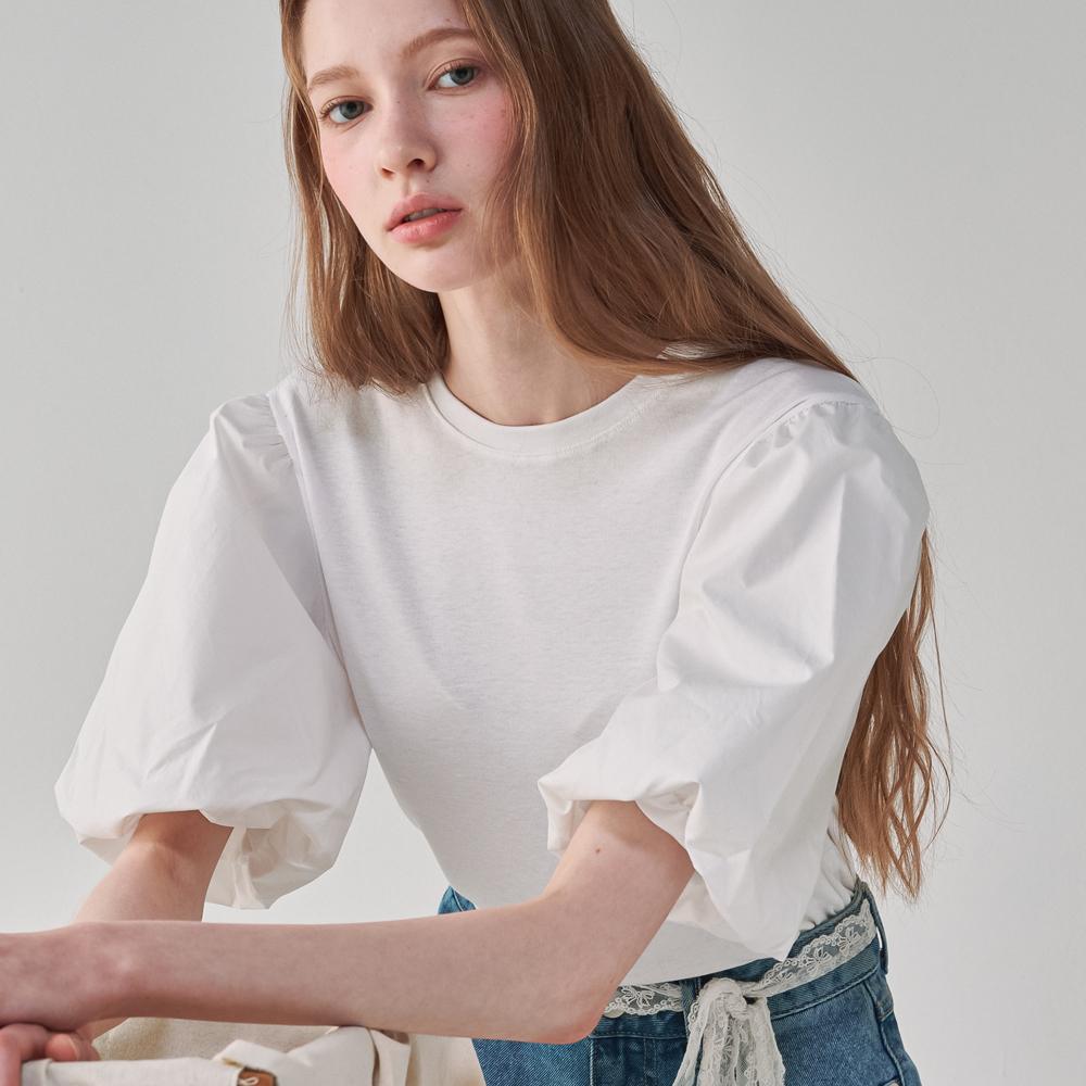 PUMPKIN PUFF T SHIRT WHITE