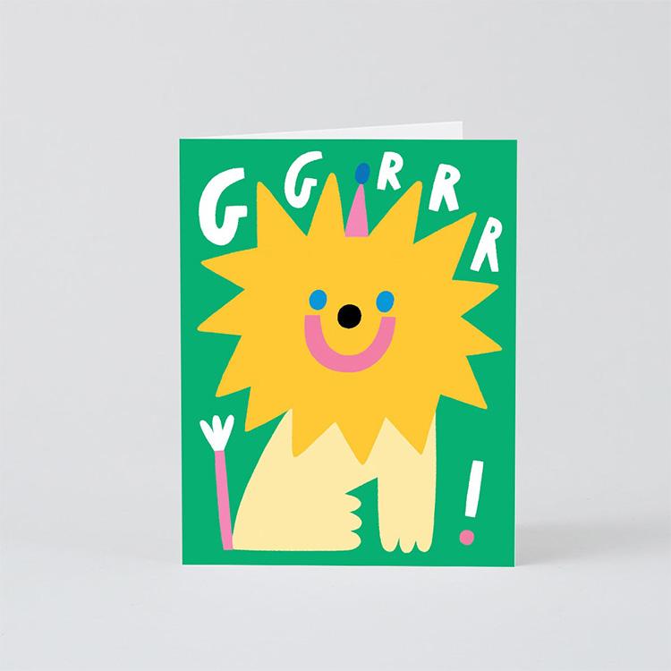 GRRR Lion_ Card