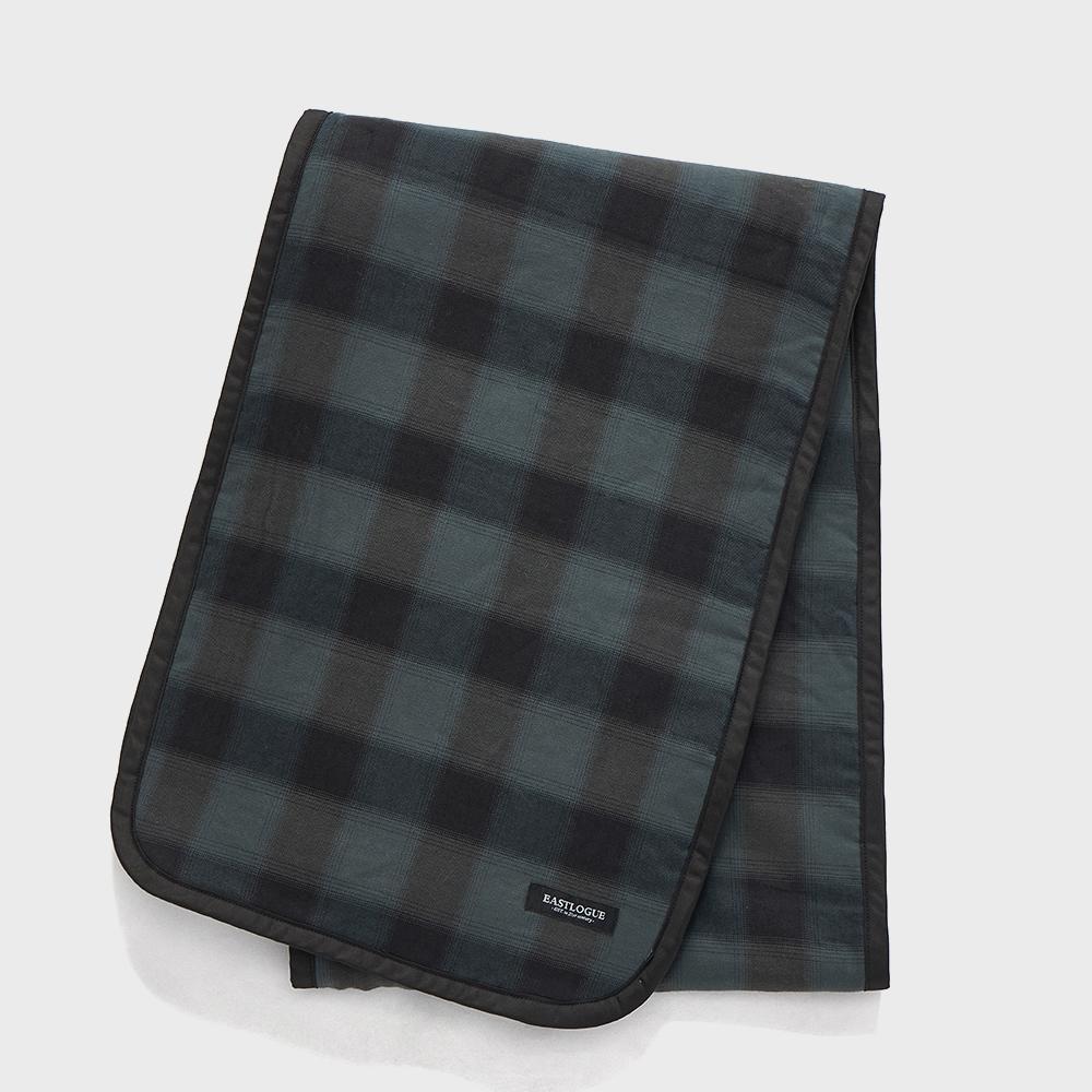 REVERSIBLE FLEECE SCARF / BLACK