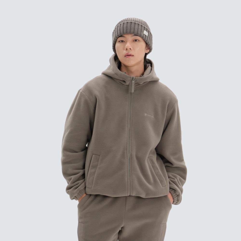 폴라텍 리버시블 후드 집업 Dark Khaki (S24WMTFJ74)