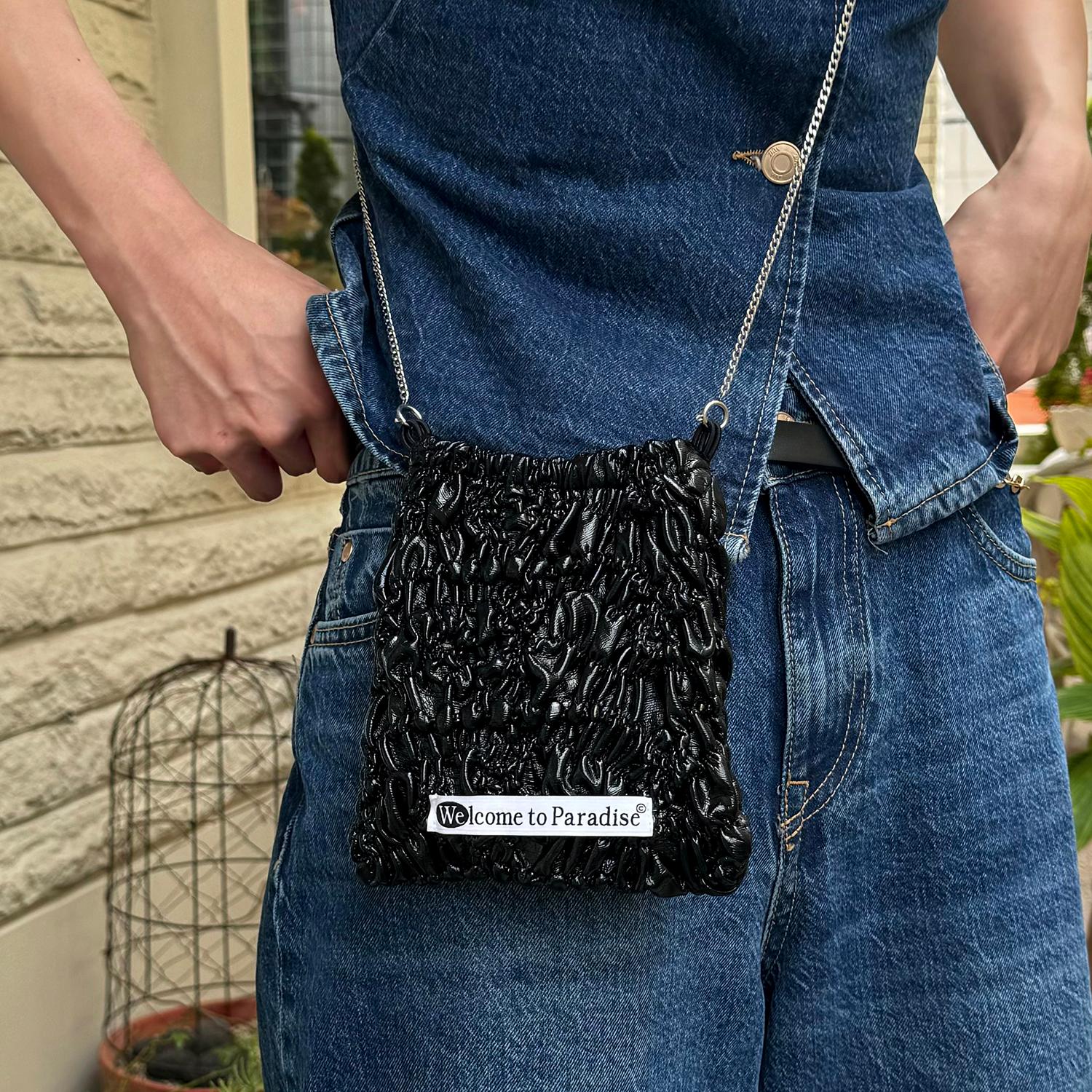 Sha-pei Rumple Bag (Black) 숄더백