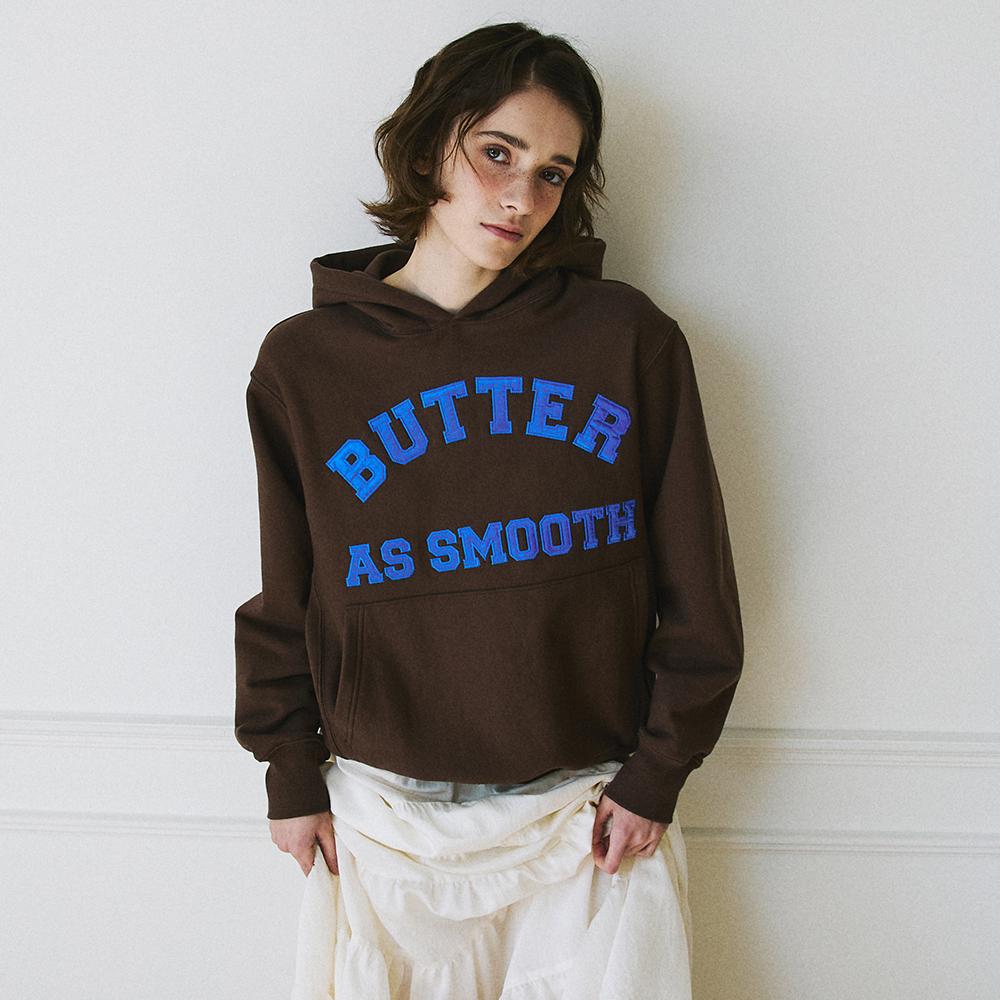 Patch Embroidery Hoodie (Brown)