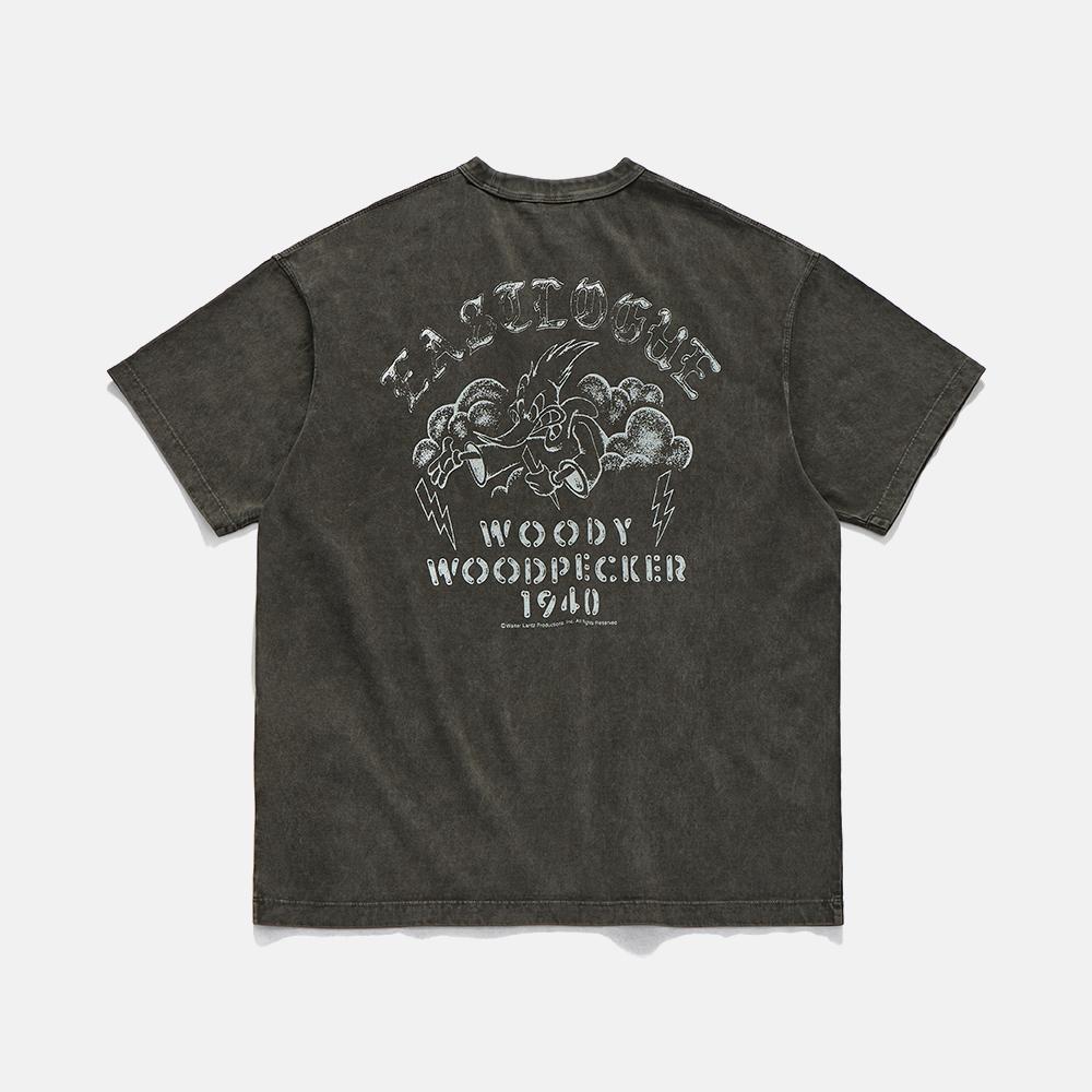 VINTAGE LIGHTNING WOODY T-SHIRT / OLIVE
