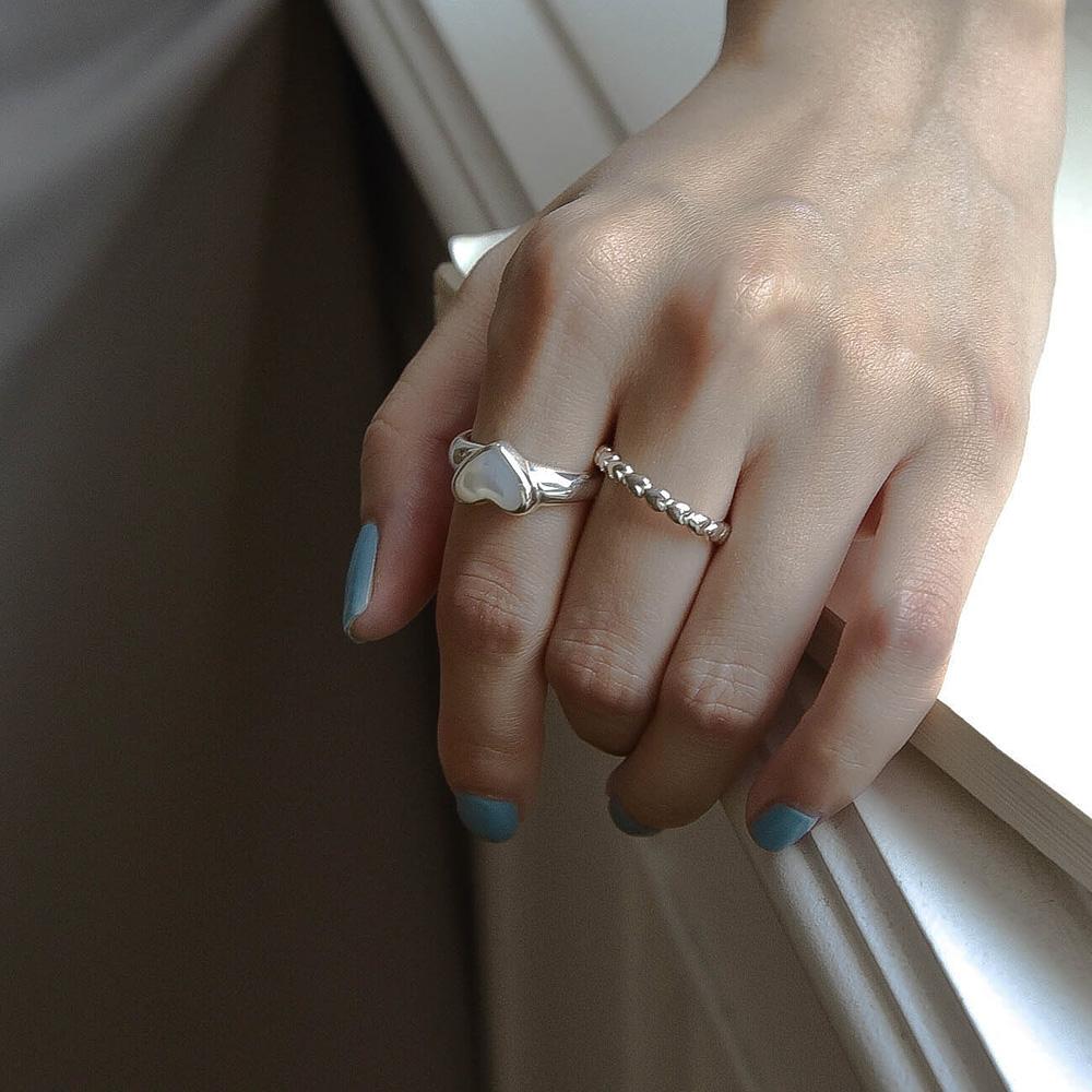 silver925 Heart Shell #SR283