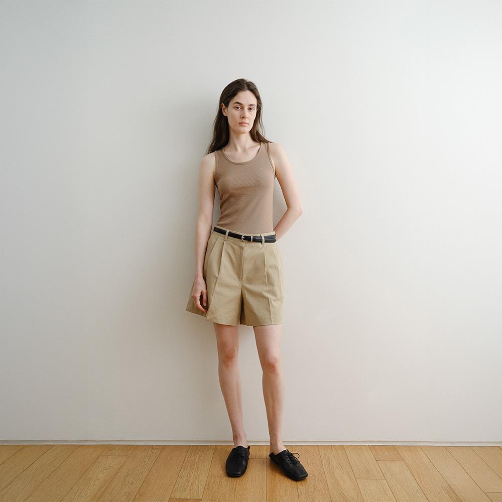 Posy half pants (Beige)