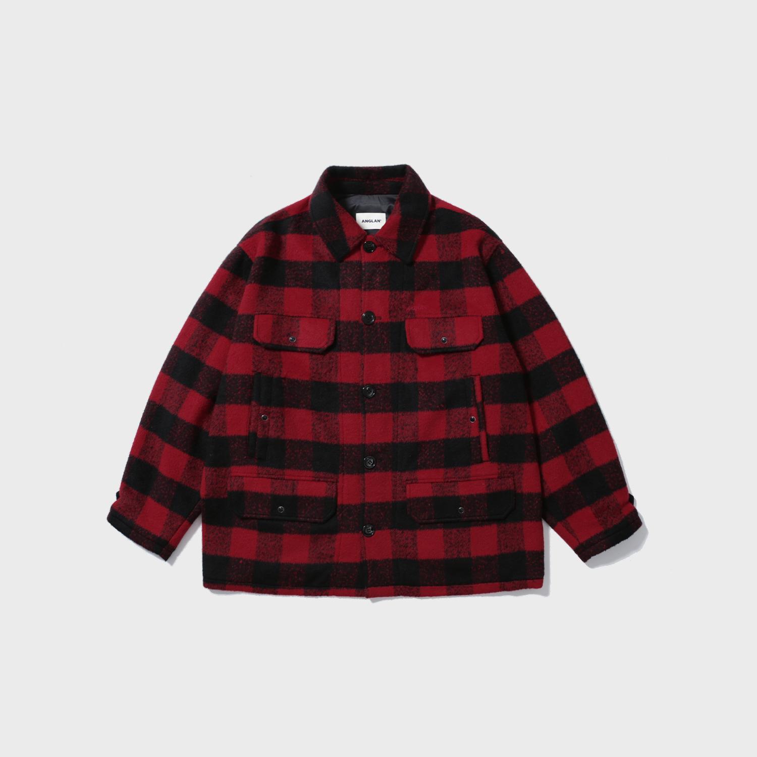 Mackinaw Checked Jacket - Red
