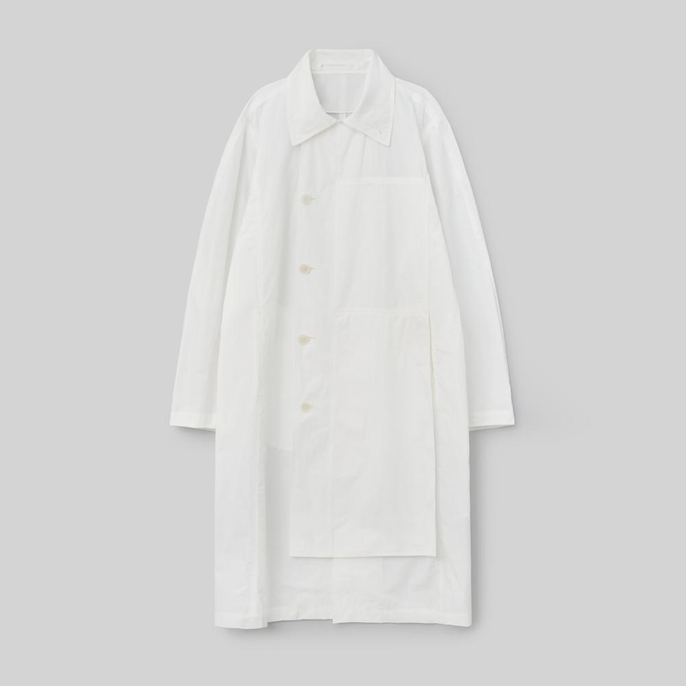 VEIL TRENCH COAT (WHITE)