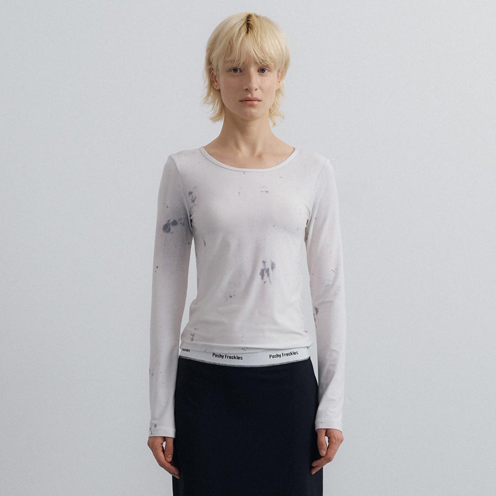 Painting Slim Top_Dusty Grey
