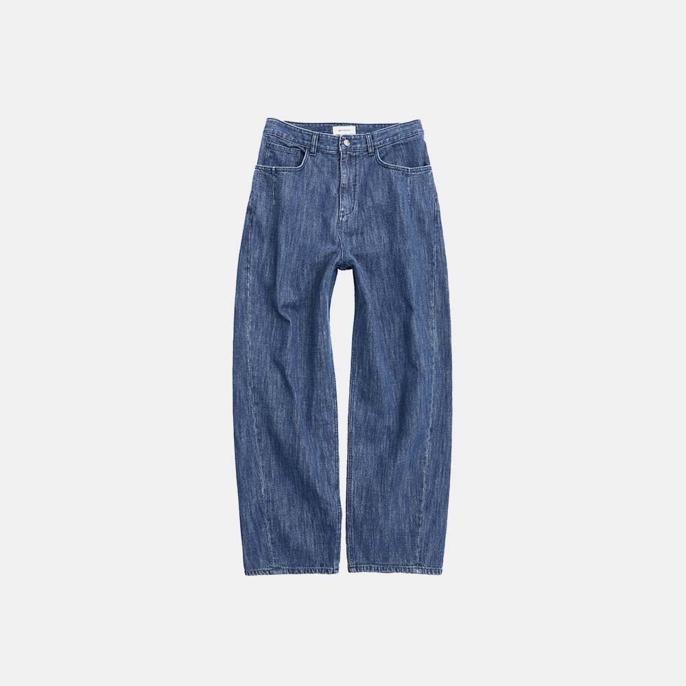 ARCHIVE WIDE CURVED DENIM PANT (VINTAGE BLUE)