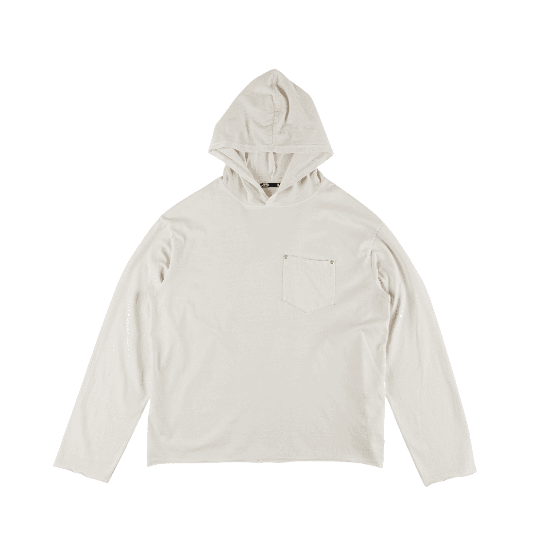 Pigment Pocket Hoodie Cream