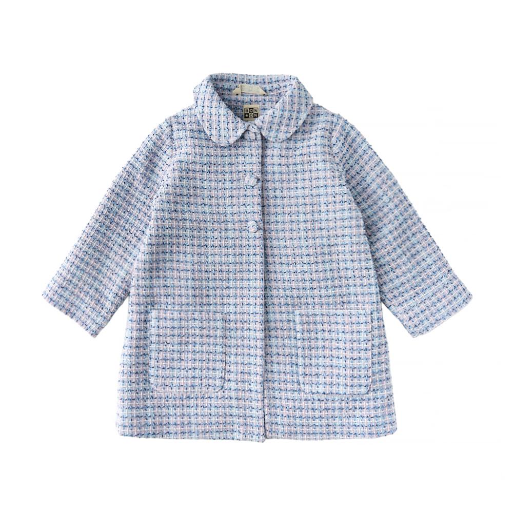 봉통 LP체크글리터코트 (7617T-102-02)
