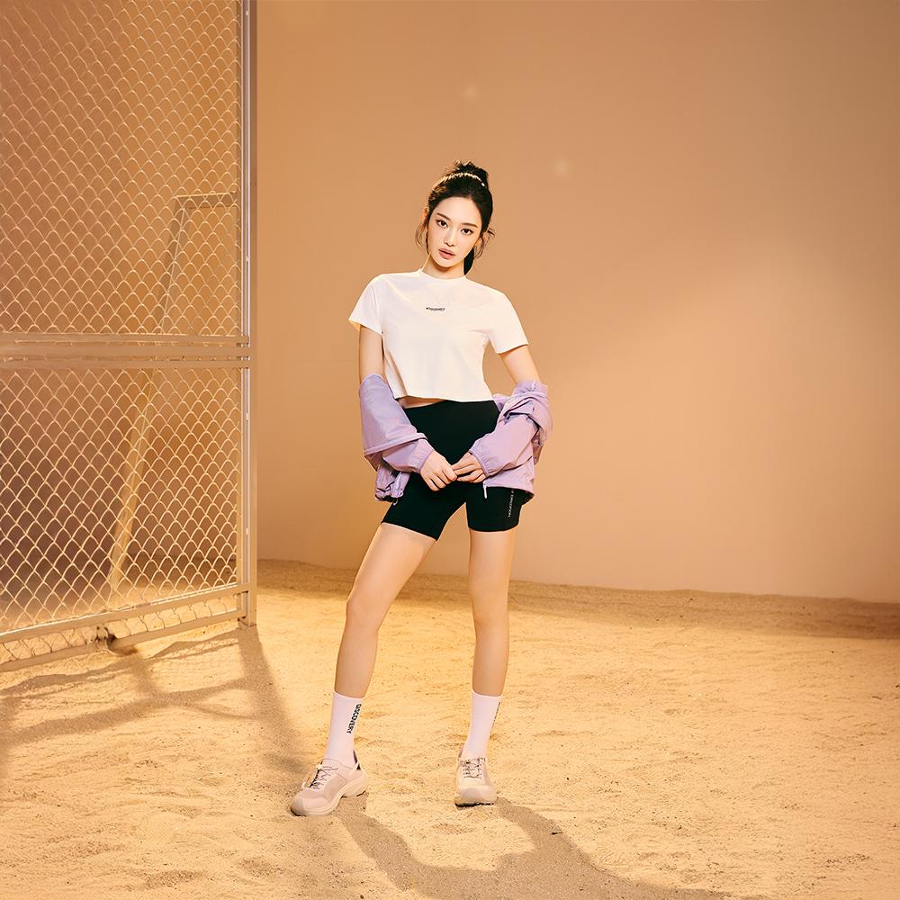 여성 프레시벤트 절개라인 반팔티셔츠 (WHITE)