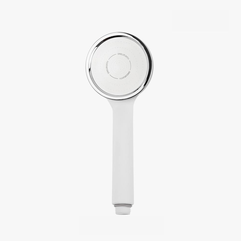 대림바스 1기능 수압상승 샤워헤드 와이드형 (화이트)