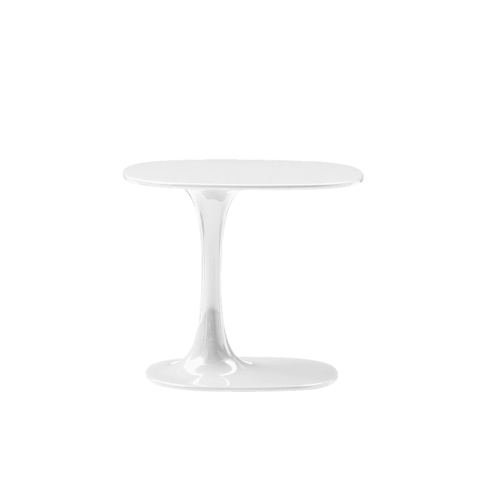 B&B ITALIA Awa Side Table Glossy pearl white