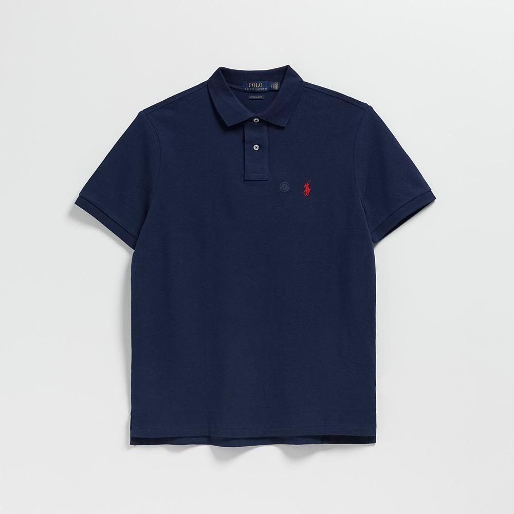 커스텀 슬림핏 폴로 셔츠 (NAVY)