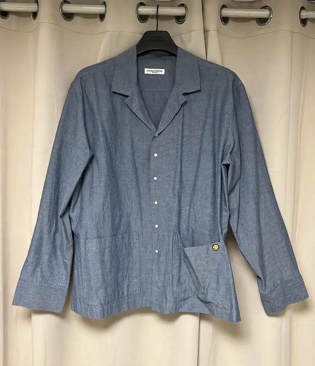 Locals only chambray open collar shirts