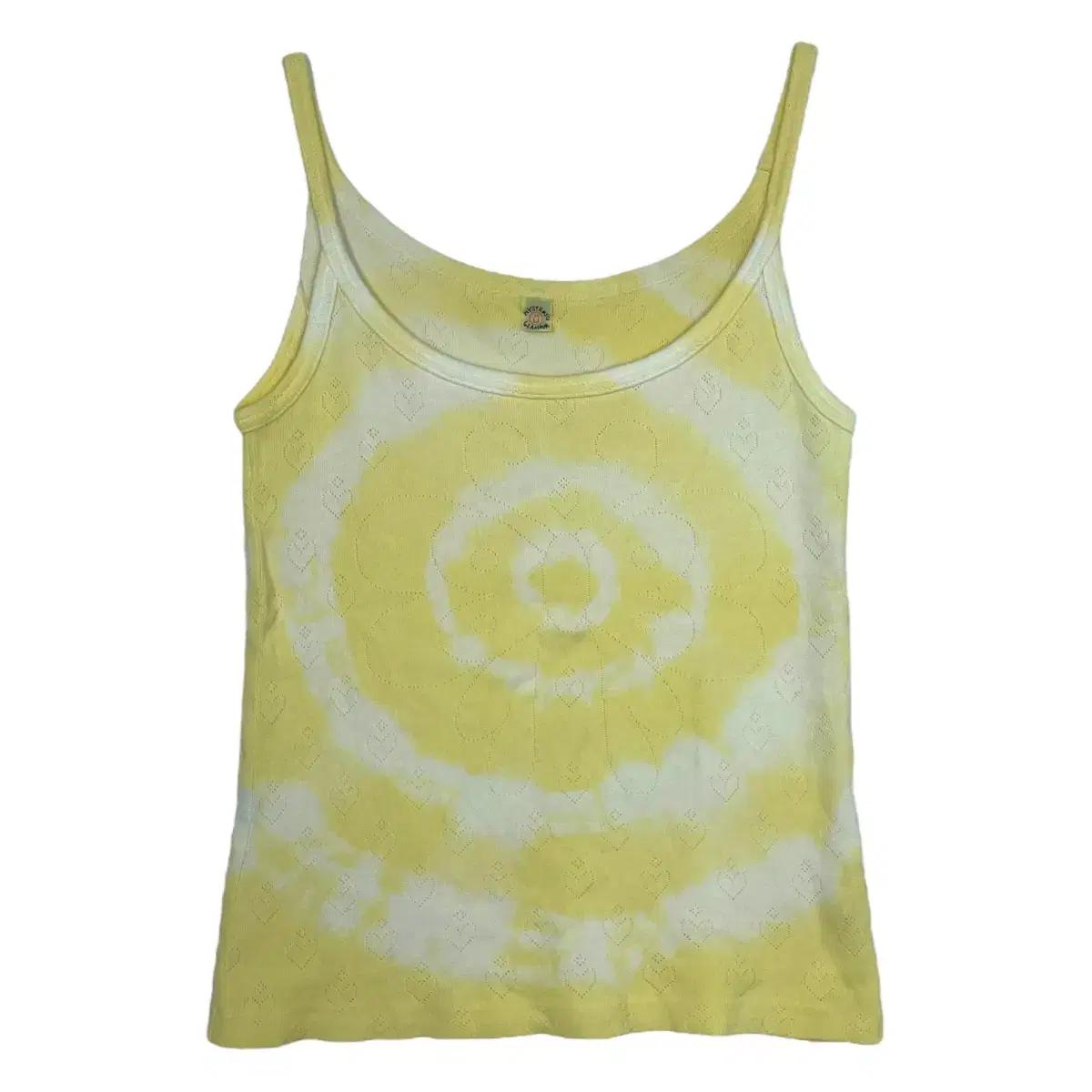 히스테릭글래머 타이다이 슬리브리스 나시 티셔츠