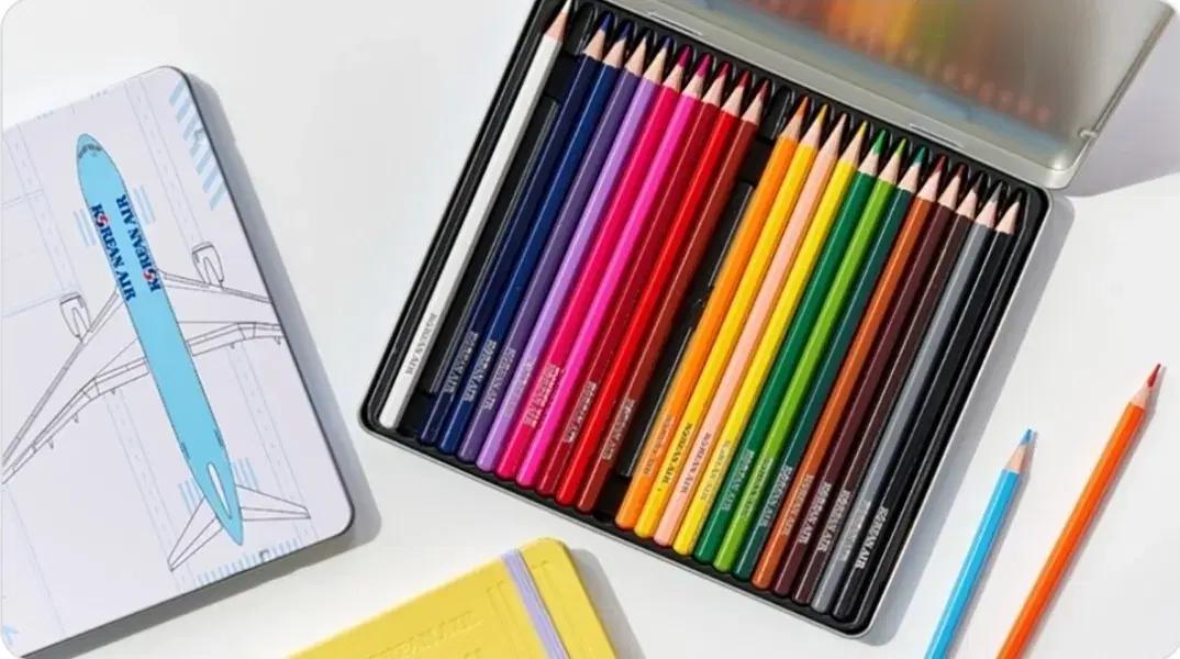 대한항공 x모나미 색연필24색 미개봉