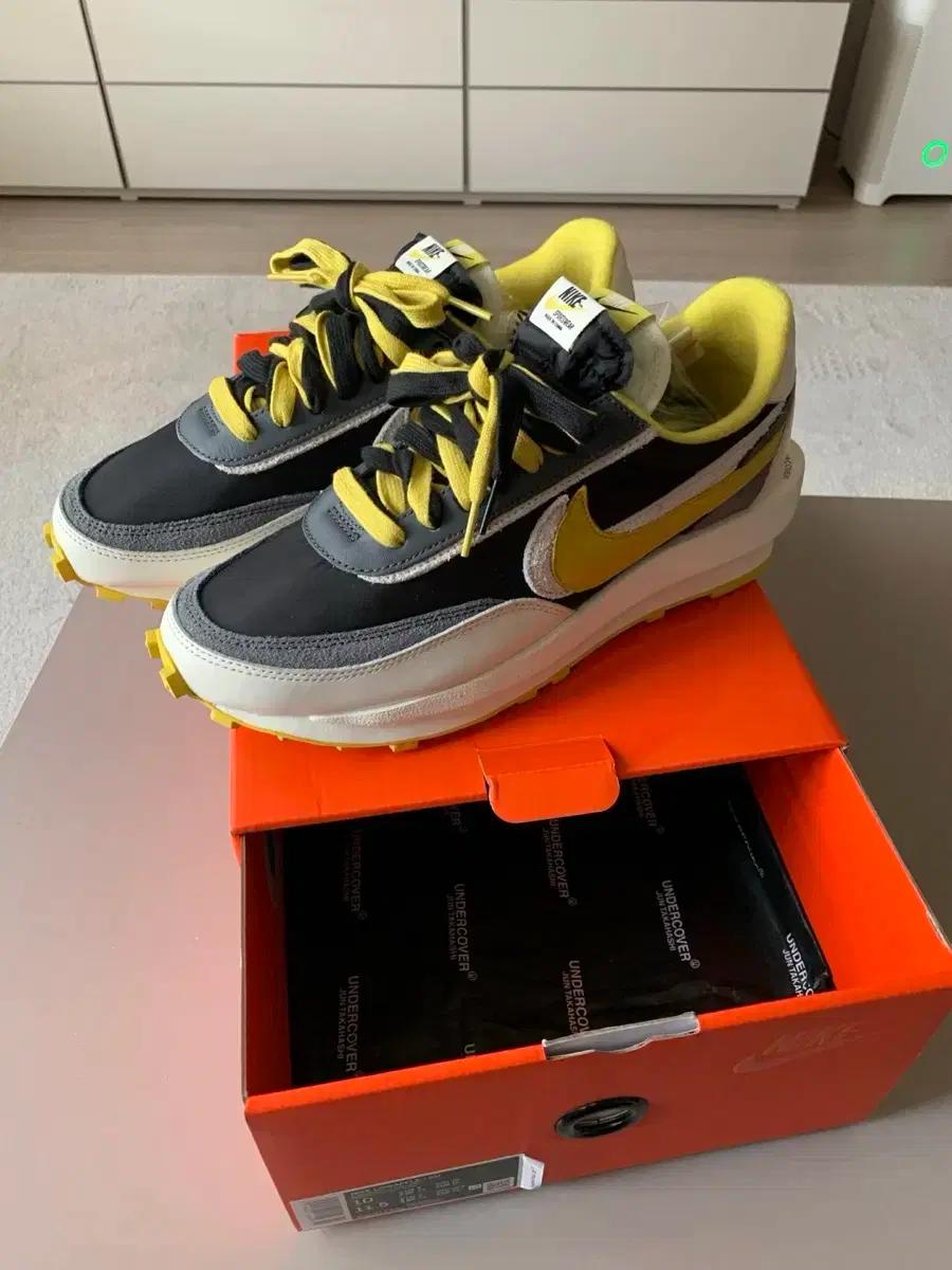 나이키x사카이x언더커버 LD와플 블랙 브라이트 시트론