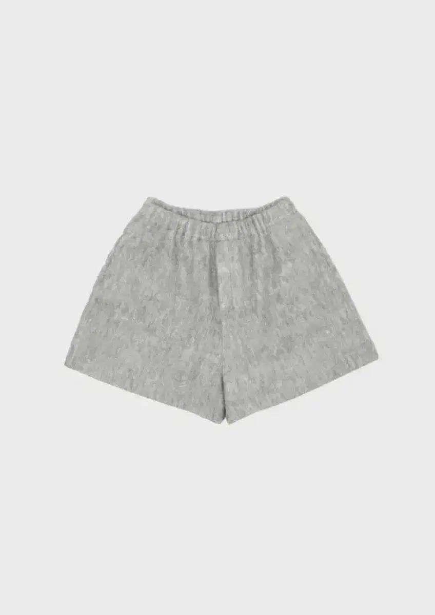 haag 헤이그 클라우드 겨울 반바지 울 니트 바지 모헤어 그레이
