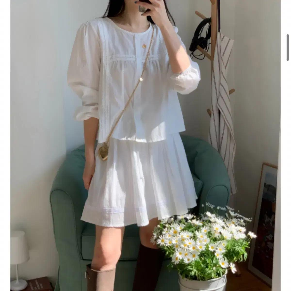 마이디르 플레어 스커트