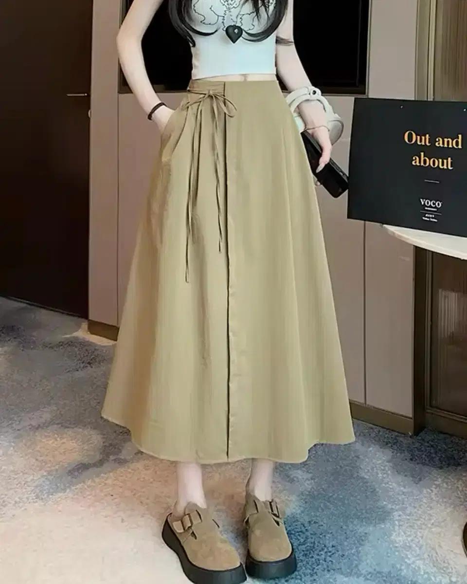 빈티지 롱 스커트 / 데일리 캐주얼 모리걸 유니크 y2k 러블리