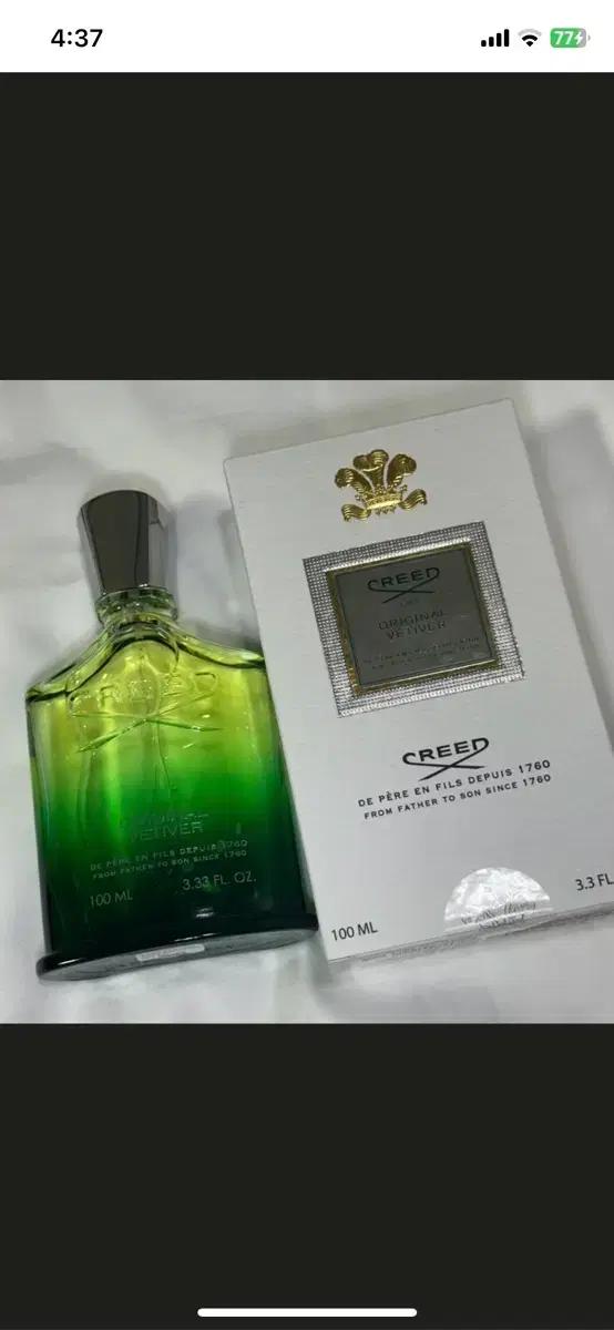 택포 크리드 오리지널 베티버 edp 100ml 미개봉새상품